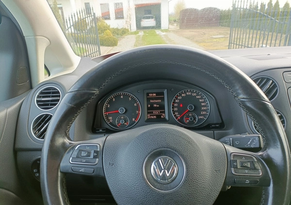 Volkswagen Golf Plus cena 19999 przebieg: 206000, rok produkcji 2009 z Czerniejewo małe 79